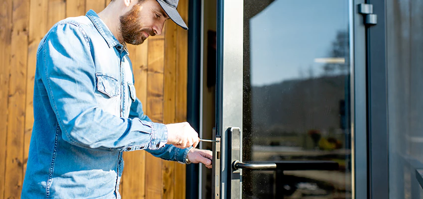 Frameless Glass Storefront Door Locks Replacement in Galt, CA